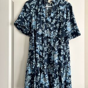Tuckernuck Blue Floral Dress